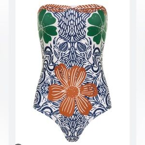 Size Small, Carolina K one piece patterned swimsuit